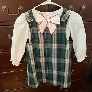 Blouse ONLY-Beaufort Bonnet Girls Holiday Bow Blouse